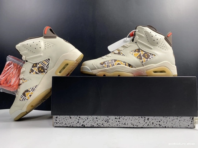Brown Quai54 6 AIR (2020) CZ4152-100 Sail Retro Jordan 0719